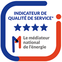 la bellenergie, Qualité de Service 4 étoiles par le Médiateur National de l'Énergie