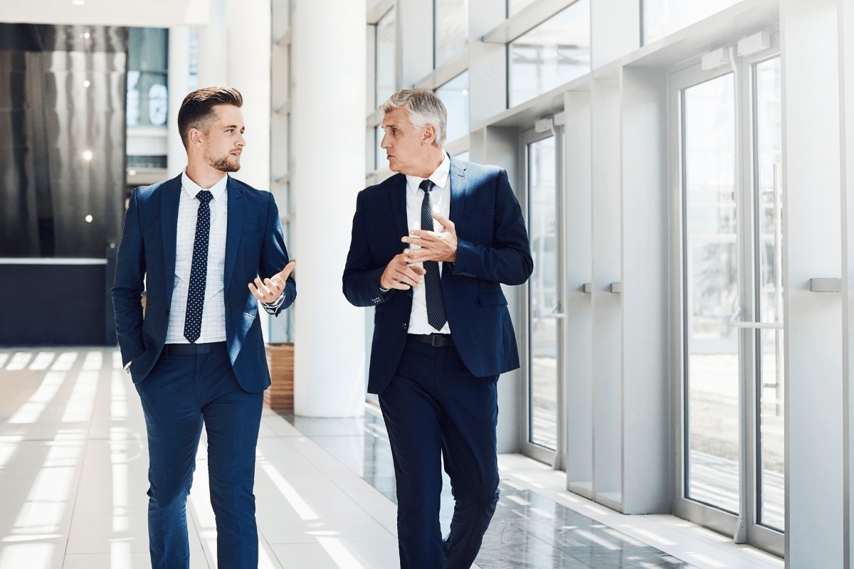 Discussion entre deux interlocuteurs